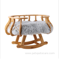 rocking table wooden swing cat hammock cat bed